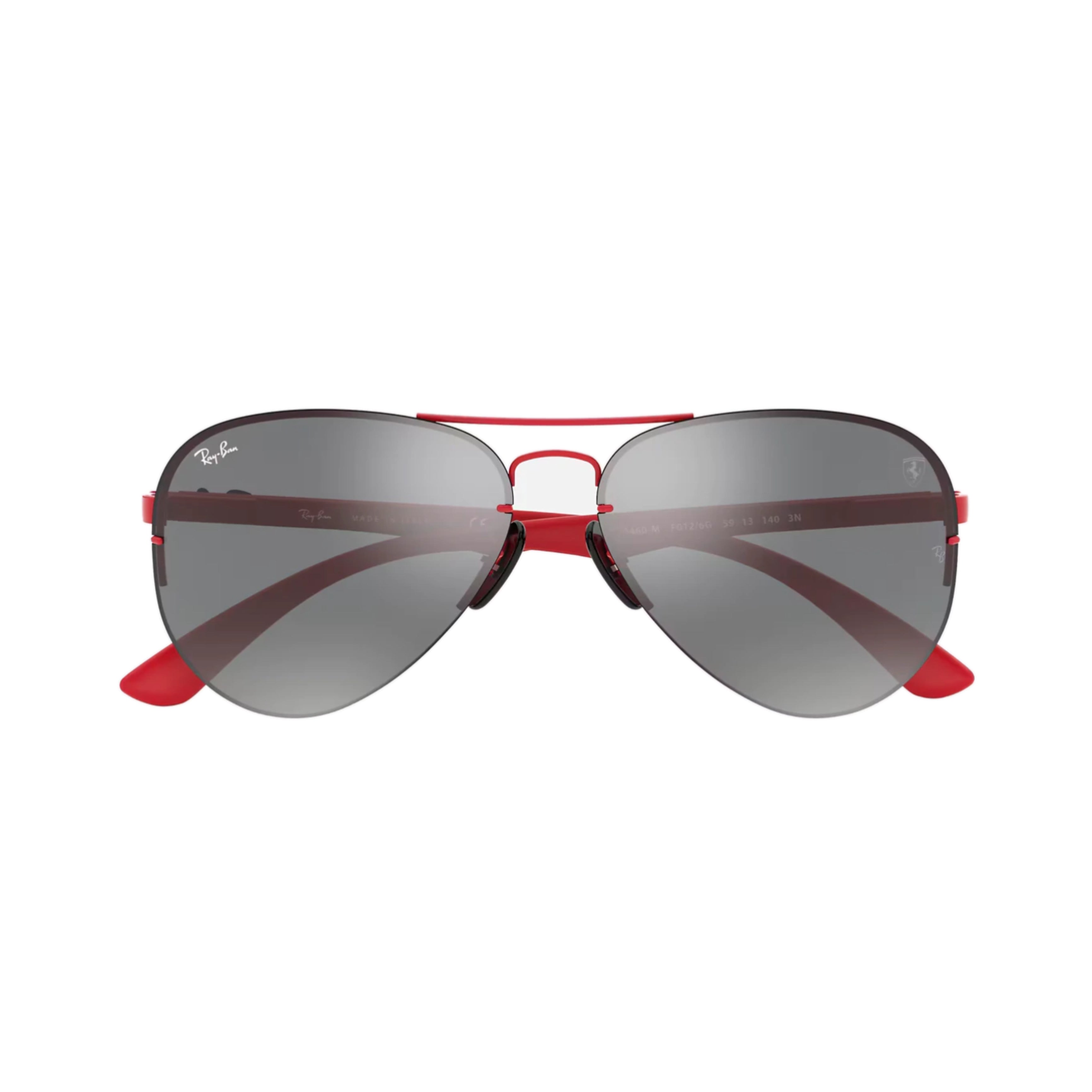 FERRARI AVIADOR 3460M - Rojo - Plateado Espejado