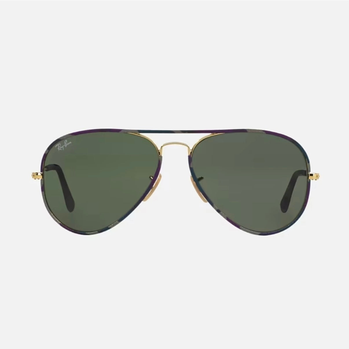 AVIADOR FULL COLOR - Dorado Carey Negro - Verde G15 (Negro)