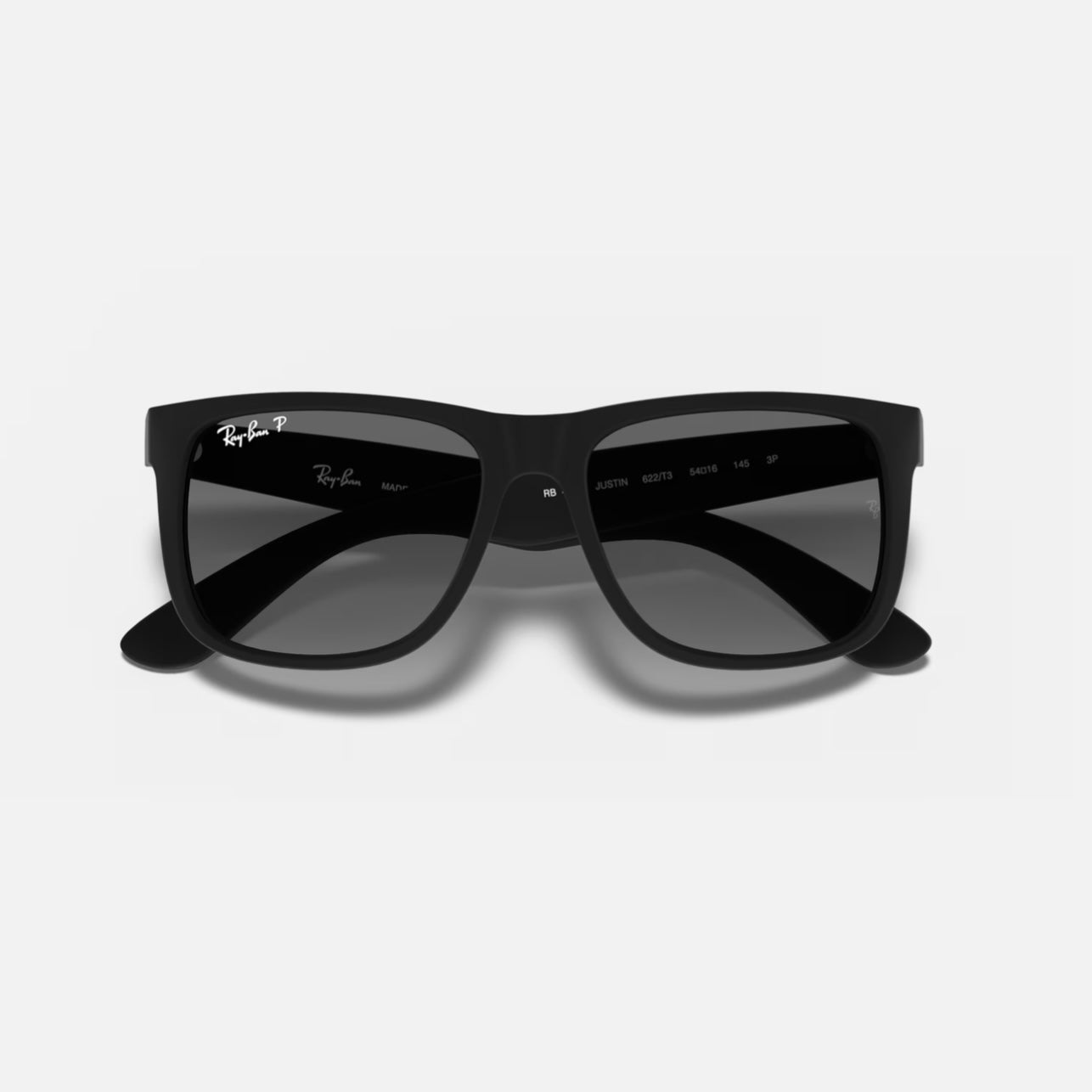 JUSTIN 4165 - Polarizado Negro - Gris Degrade