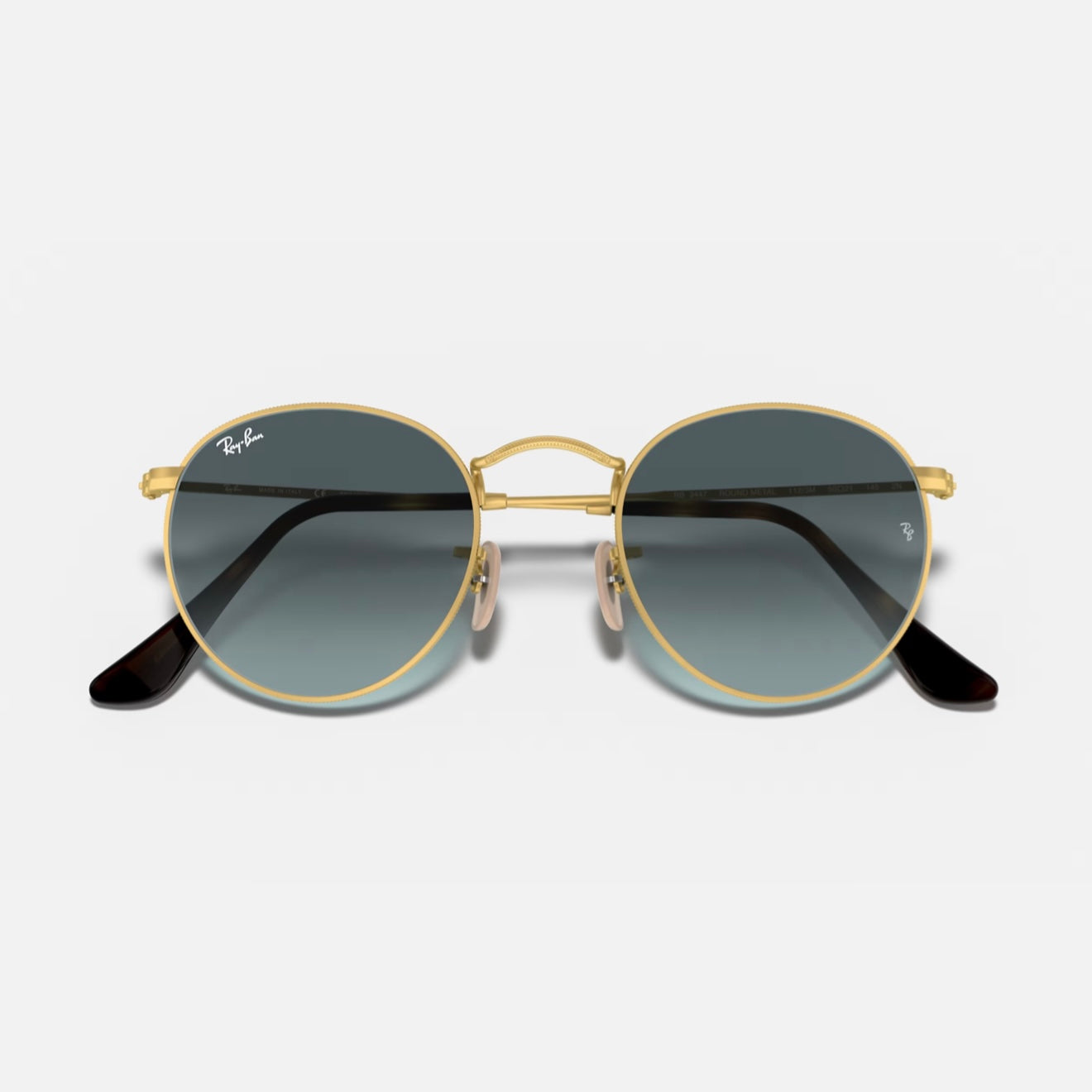 ROUND METAL CLASSIC 3447 - Dorado - Azul Degrade