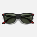 FERRARI WAYFARER LITEFORCE 4195M - Negro Detalles Rojos - Verde G15 (negro)