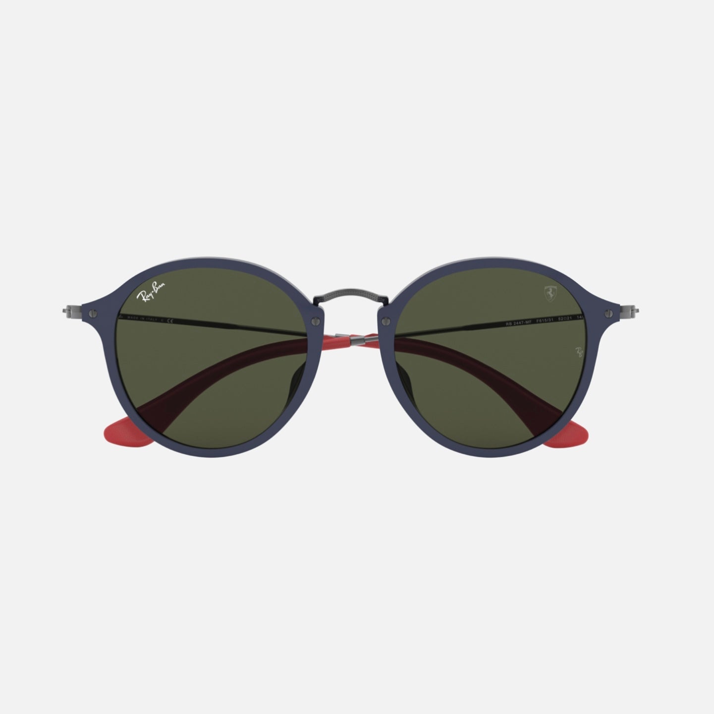 FERRARI ROUND FLECK 2447NM - Azul - Verde G15 (negro)