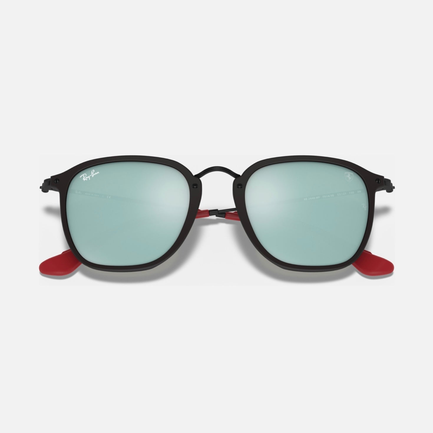 FERRARI ROUND FLECK 2448NM - Negro - Plateado Espejado