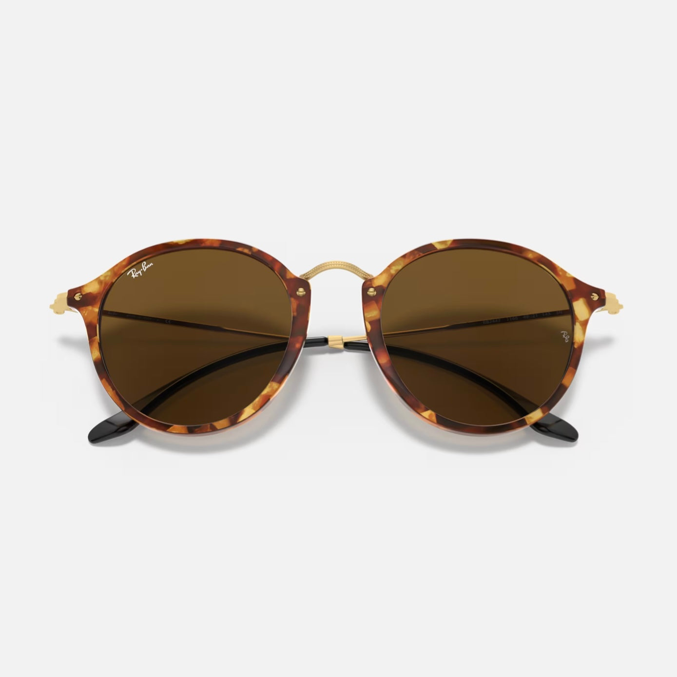ROUND FLECK - Carey - Marron Liso