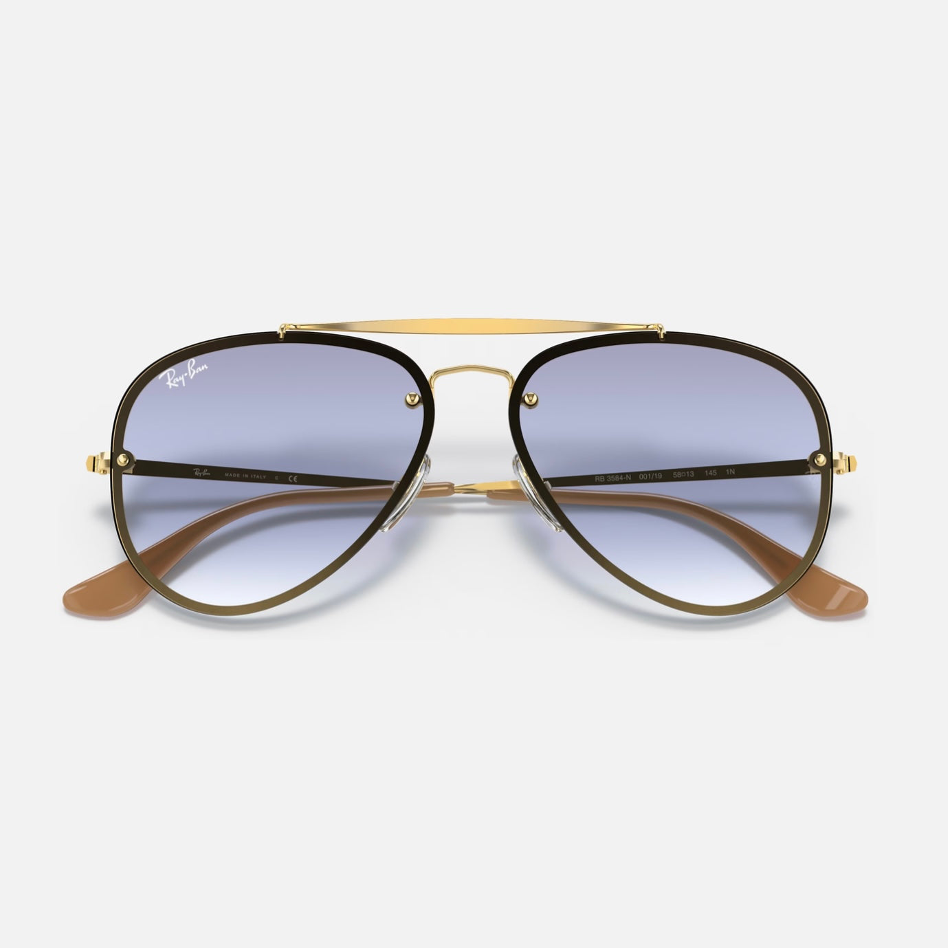 BLAZE AVIADOR 3584N - Dorado - Azul Claro Degradé