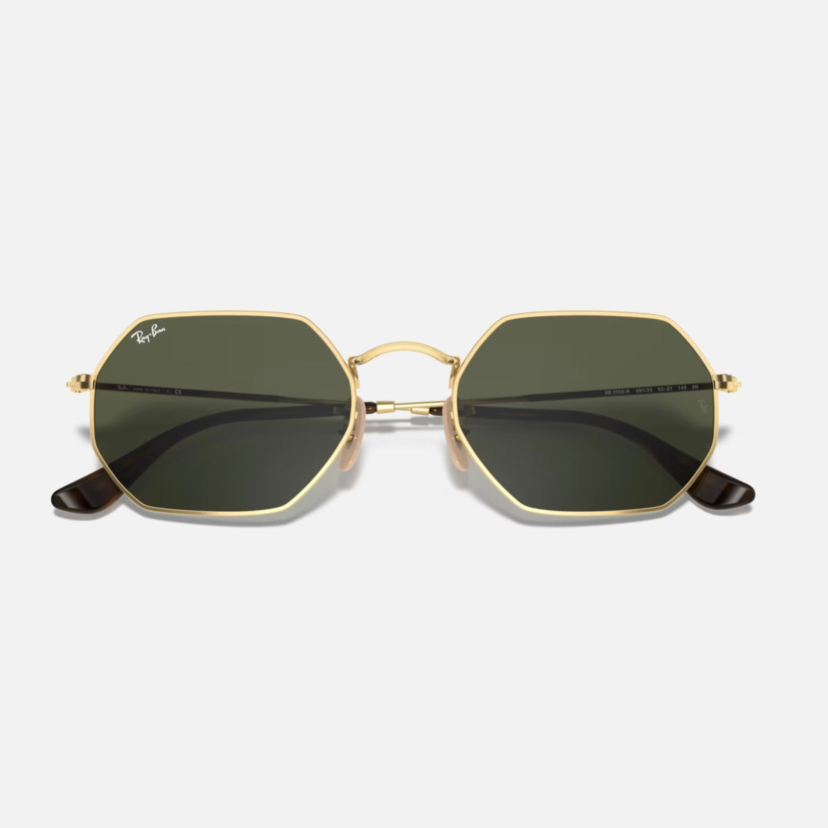 OCTOGONAL 3556 - Dorado - Verde (Negro)
