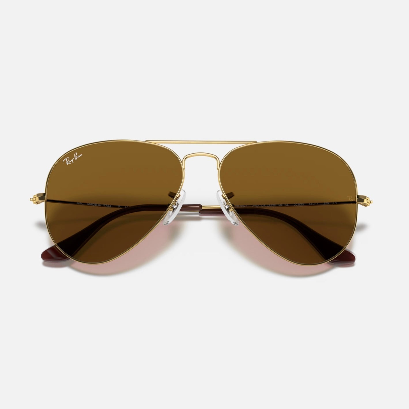 AVIADOR CLASSIC 3025 - Dorado - Marrón Liso