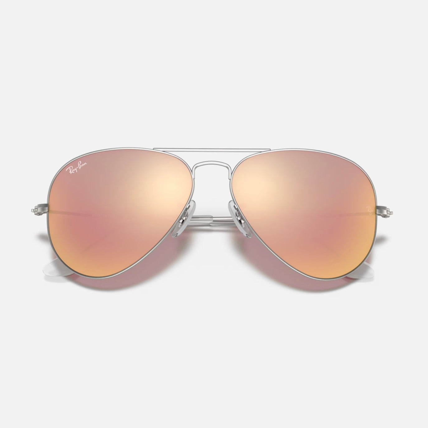 AVIADOR CLASSIC 3025 - Plateado - Rosa Espejado