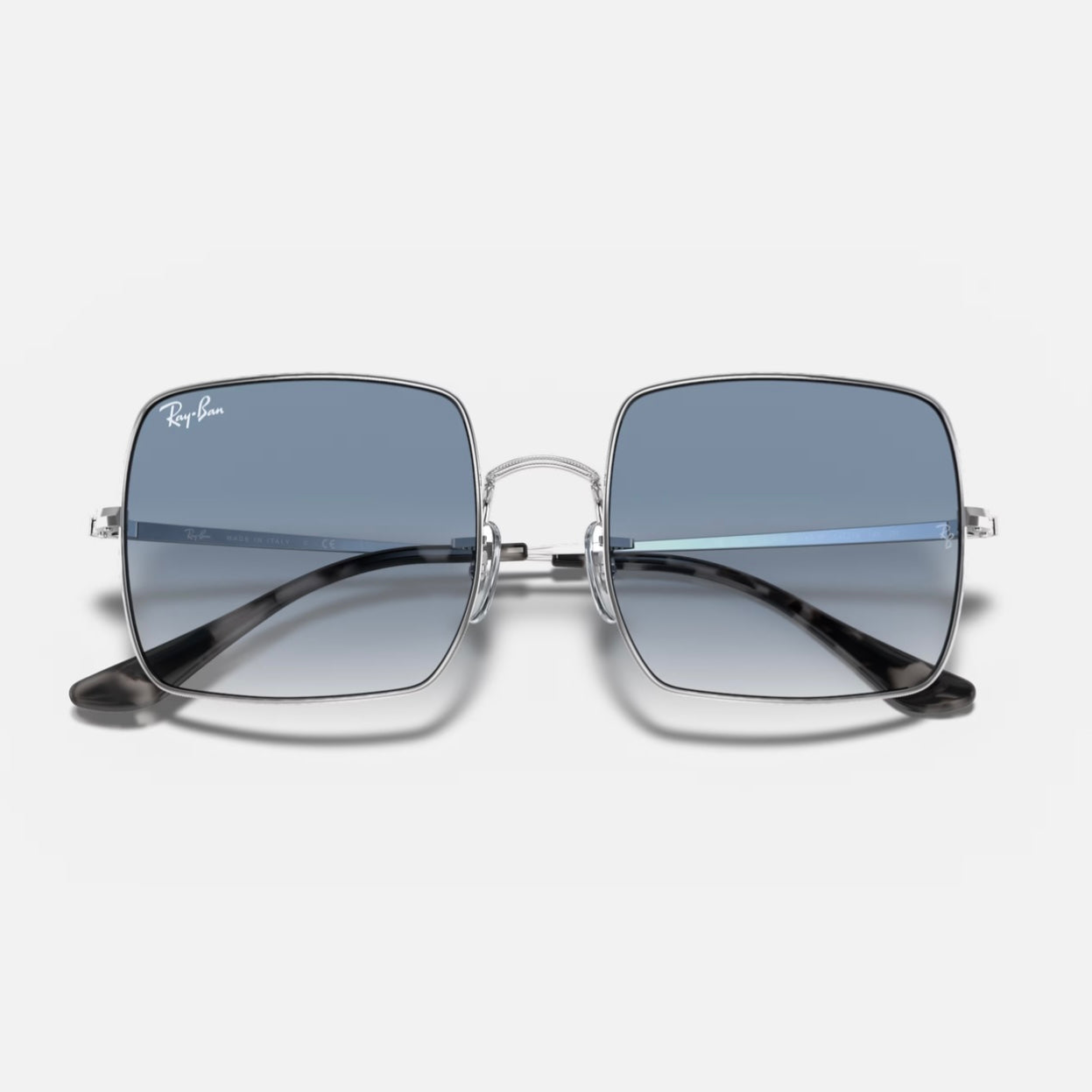 Square 1971 - Plateado - Azul Degrade
