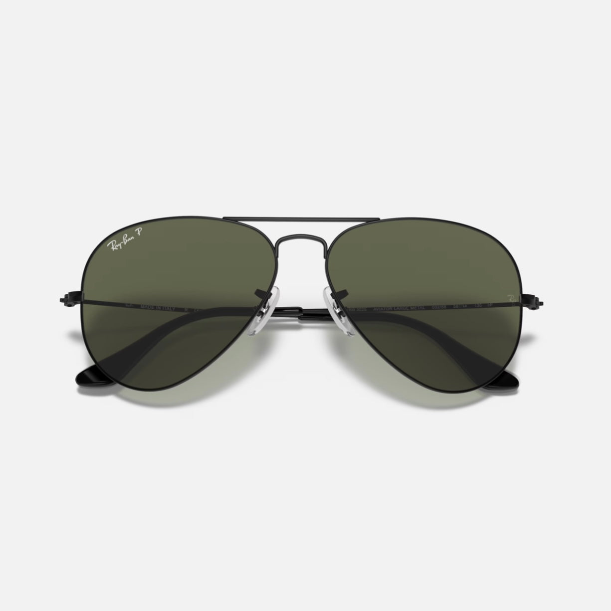 AVIADOR POLARIZADO 3025 - Negro - Verde G15 (Negro) Polarizado (002/58)