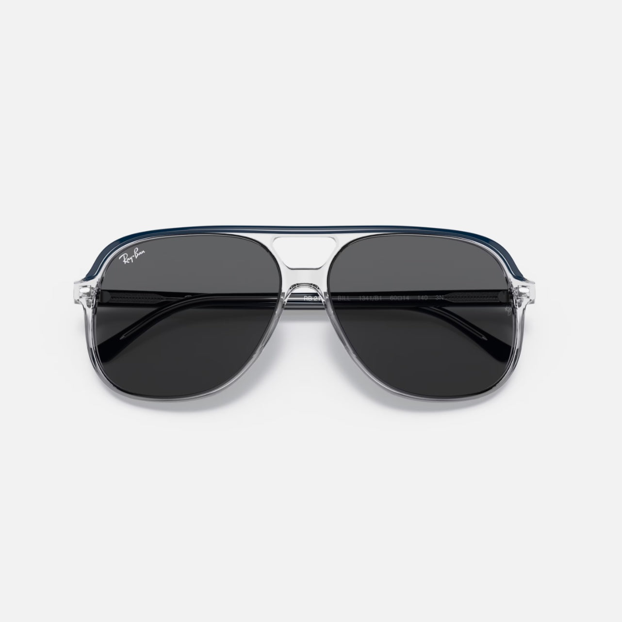 Bill 2198 - Azul Transparente - Gris Liso (1341/B1)