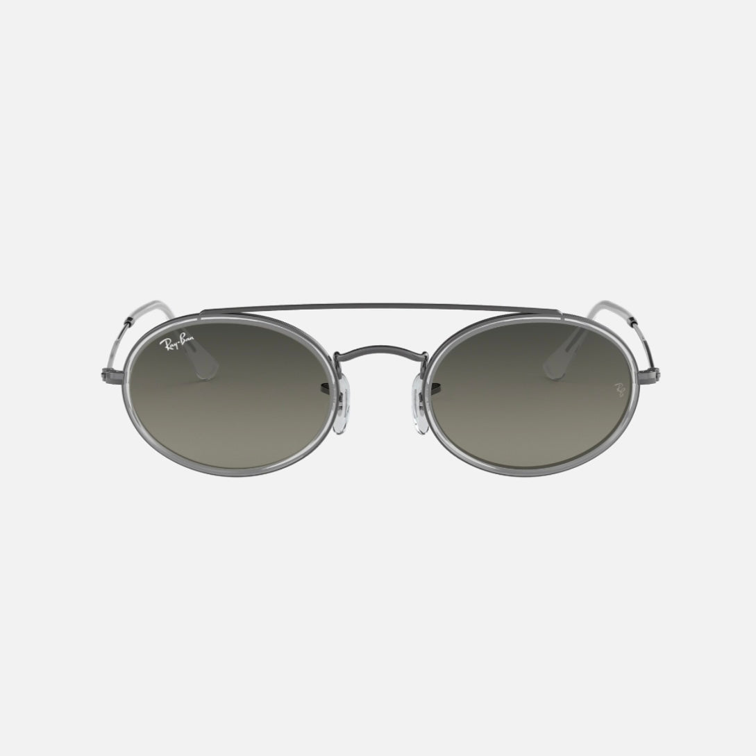 OVAL DOUBLE BRIDGE 3847N - Gunmetal Gris - Gris Degradé 004/71