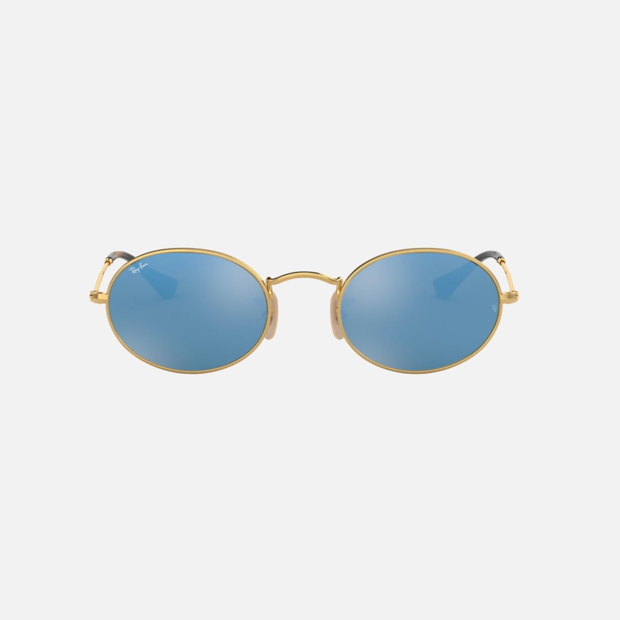 OVAL 3547N - Dorado - Azul Espejado