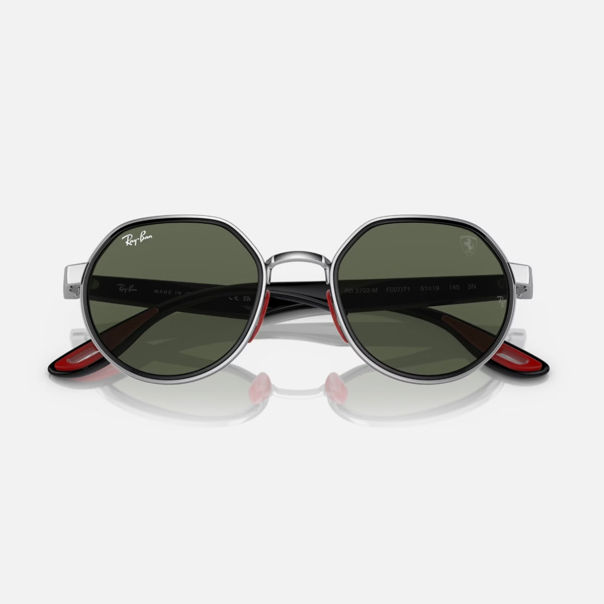 FERRARI 3703M - Plateado - Verde G15 (Negro)