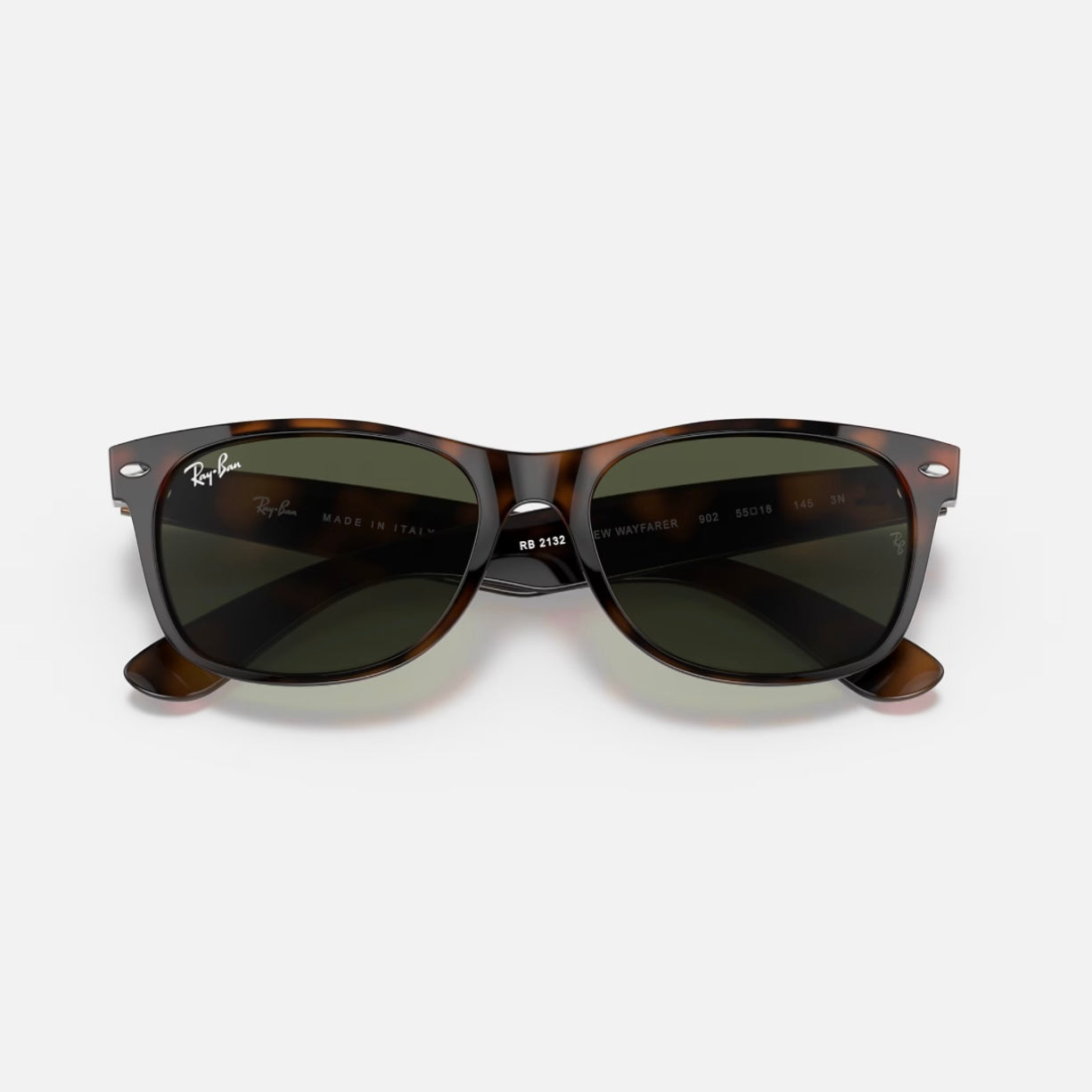 NEW WAYFARER 2132 - Carey Pulido - Verde G15 (Negro) 902