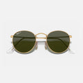 ROUND METAL CLASSIC 3447 - Dorado - Verde (Negro) + Dorado - Verde G15 (Negro) POLARIZADO 112/58