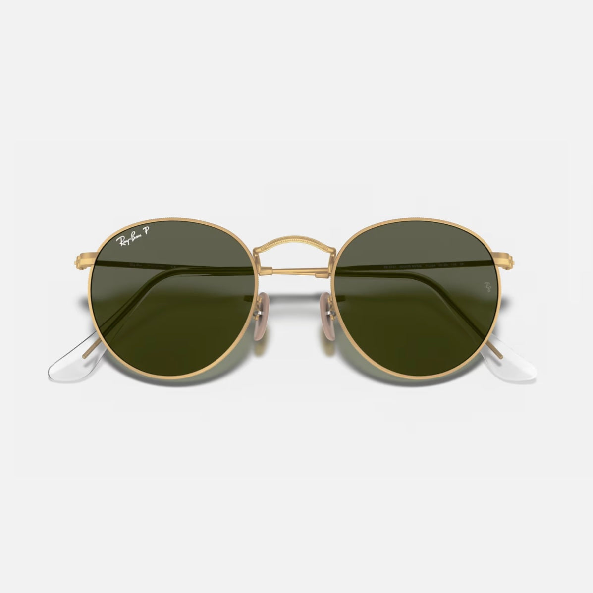 ROUND METAL CLASSIC 3447 - Dorado - Verde (Negro) + Dorado - Verde G15 (Negro) POLARIZADO 112/58