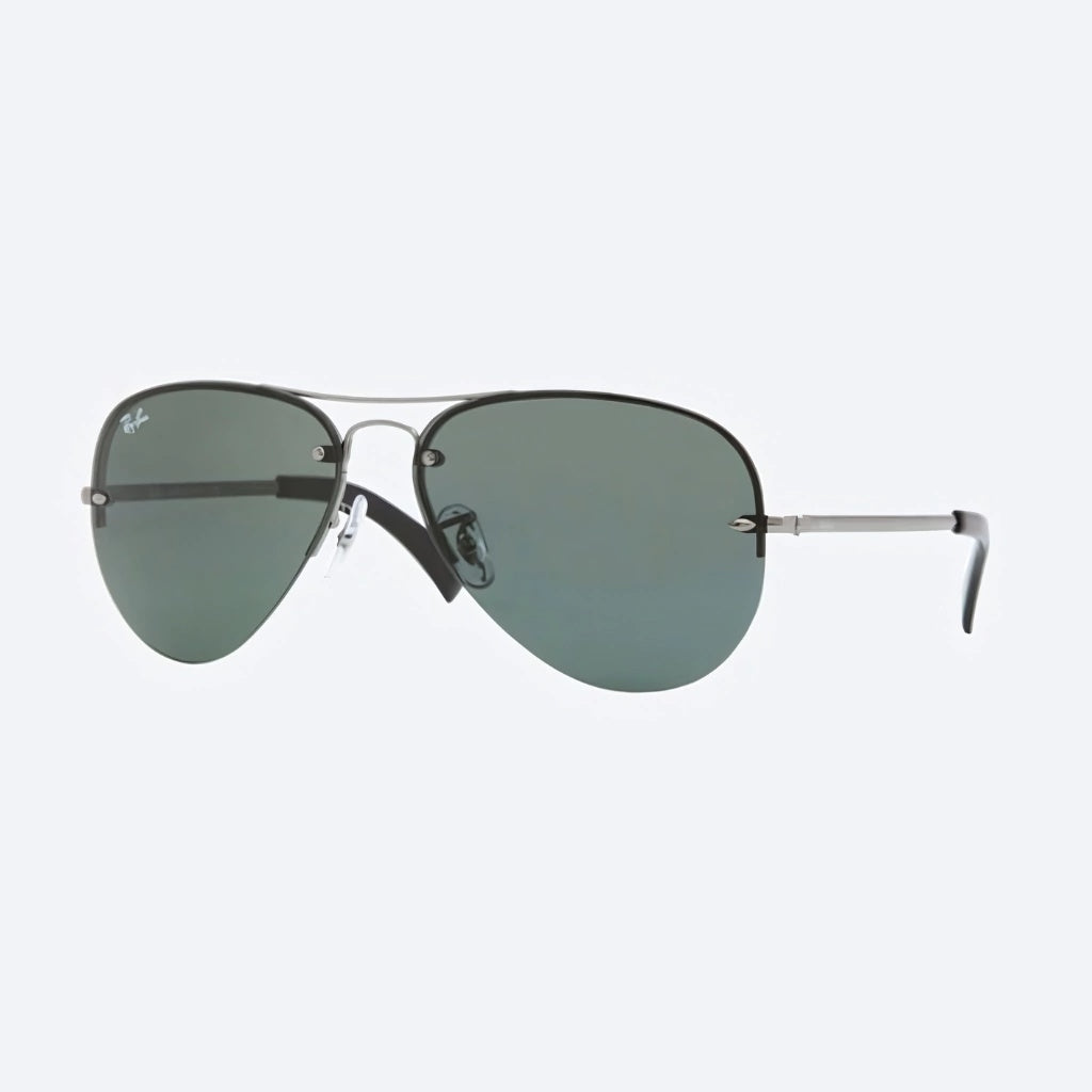 Aviador 3449 - 9043 - 30 Plateado-verde espejado