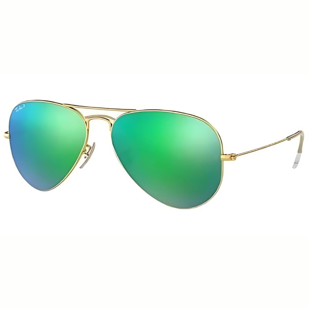 Aviator Classic 3025 Espejado - 112 - 19 Dorado-verde espejado