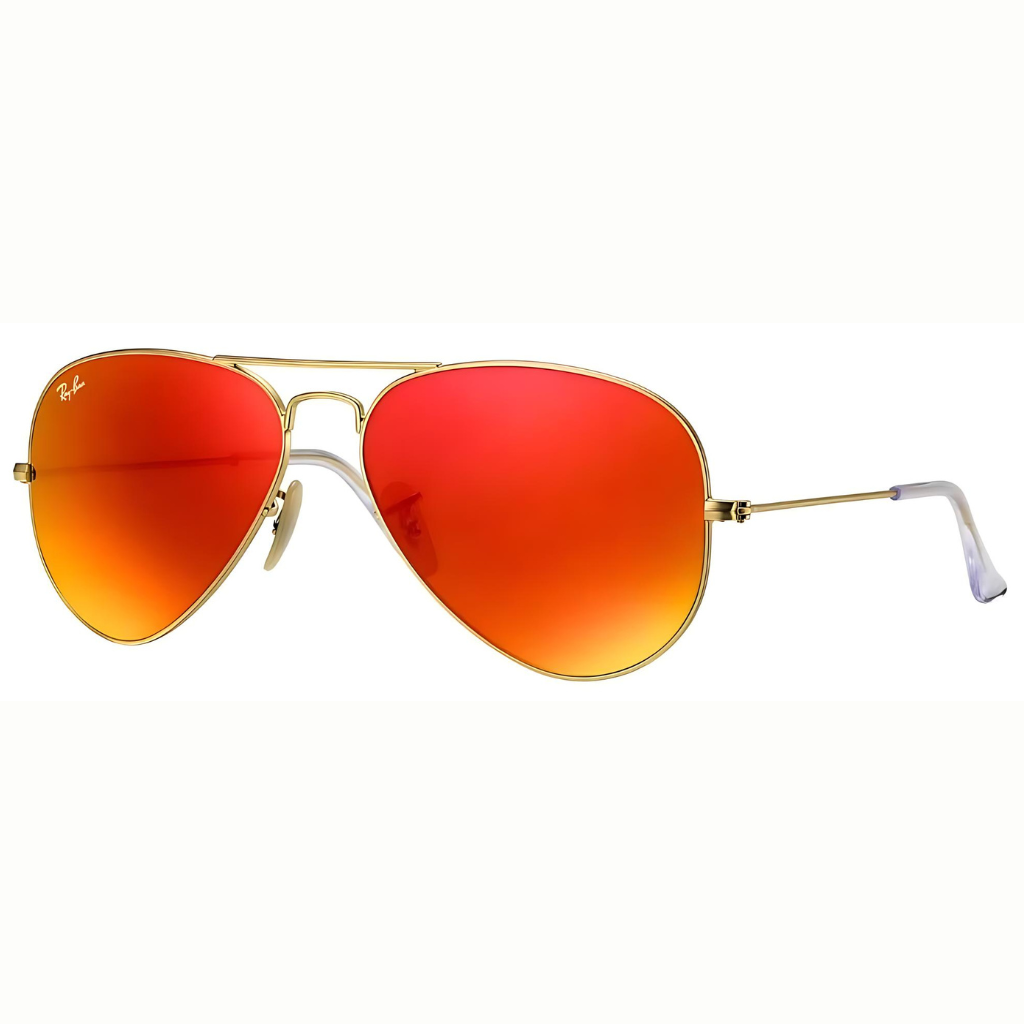 Aviator Classic 3025 Espejado - 112 - 69 Dorado-naranja espejado