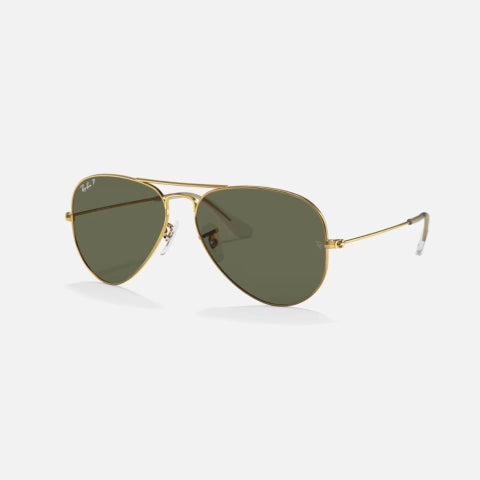 Aviator Polarizado 3025 - Dorado Verde G15 (Negro) Polarizado (001 58)1