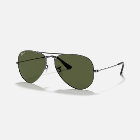 Aviator Polarizado 3025 - Gunmetal Verde G15 (Negro) Polarizado (004 58)2