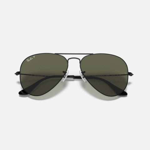 Aviator Polarizado 3025 - Negro Verde G15 (Negro) Polarizado (002 58)