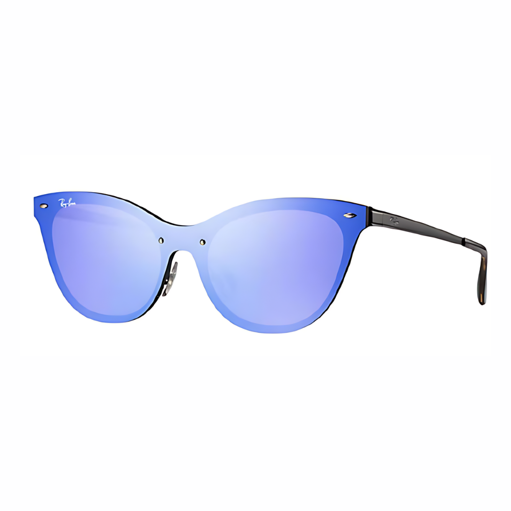 Blaze Cat Eye 3580 Espejados - 153 - 7V Negro azul espejado