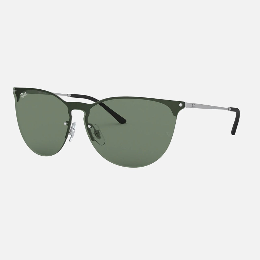 Cat Eye 3652 - 9116 71 Plateado Verde Oscuro