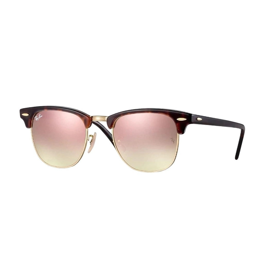 Clubmaster Espejado 3016 - 990 - 70 Carey rosa degrade espejado