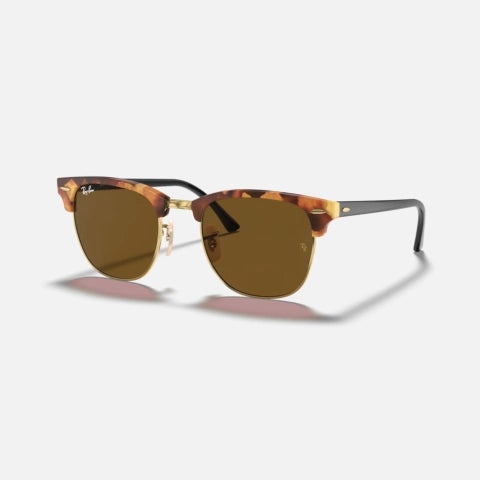 Clubmaster Fleck 3016 - Carey Dorado Marrón Liso