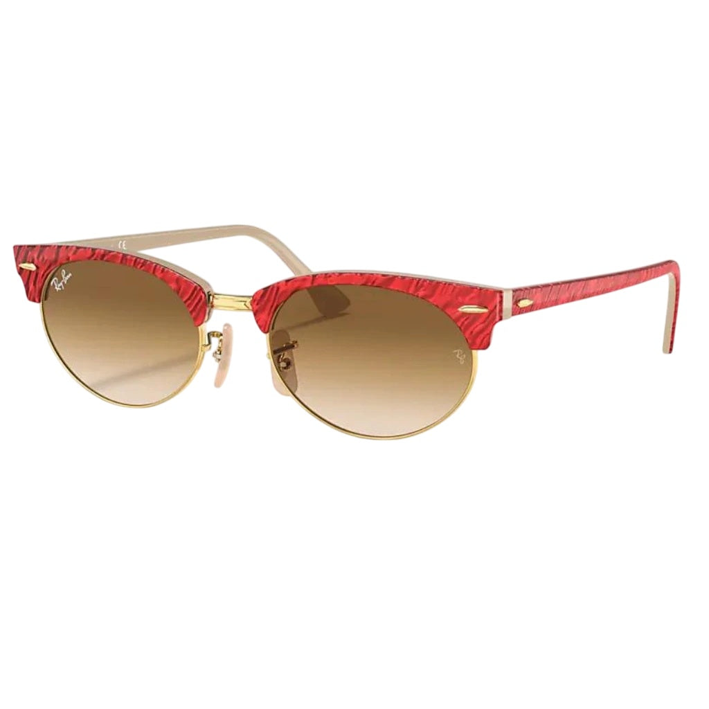 CLUBMASTER OVAL 3946 - 1308 - 51 Rojo-marron degrade