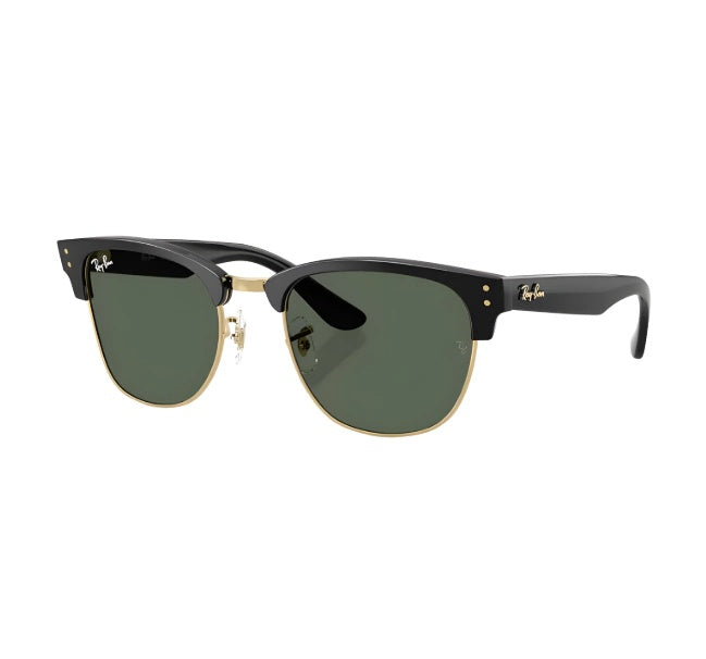 Clubmaster Reverse 0504s - 6677 - vr Negro-dorado-verde