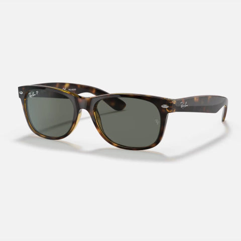 New Wayfarer 2132 polarizado - 902 58 Carey Verde Polarizado