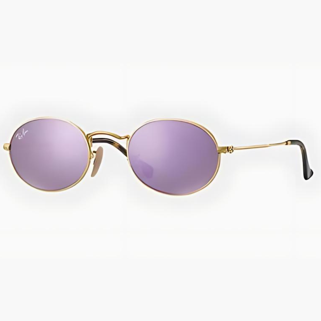 Oval 3547N Espejados - 001 - 80 Dorado-lila espejado