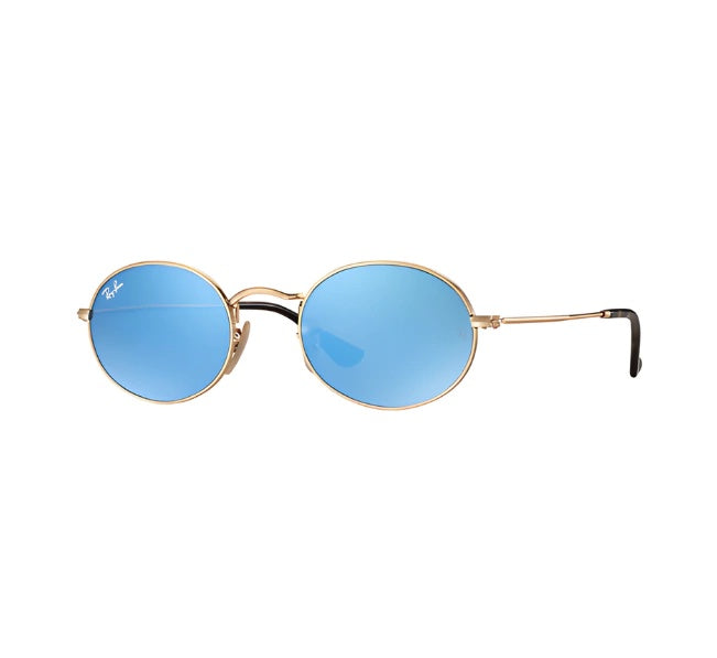 Oval 3547N Espejados - 001 - 90 Dorado-azul espejado