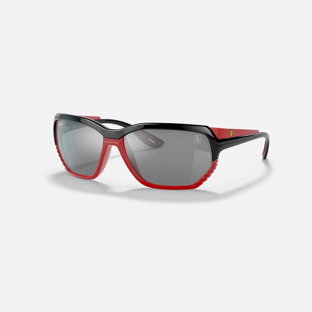 RAY BAN SCUDERIA FERRARI COLLECTION 4366 - Negro Rojo Plateado Espejado