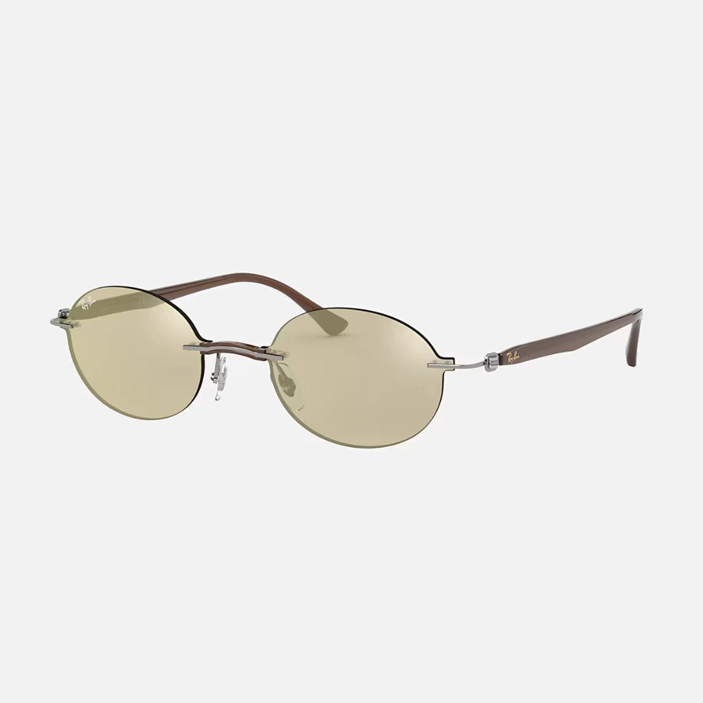 Round 8060 - 004 - 80 Gunmetal-marron claro