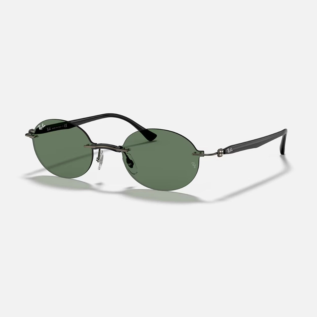 Round 8060 - 154 - 71 Gunmetal-verde