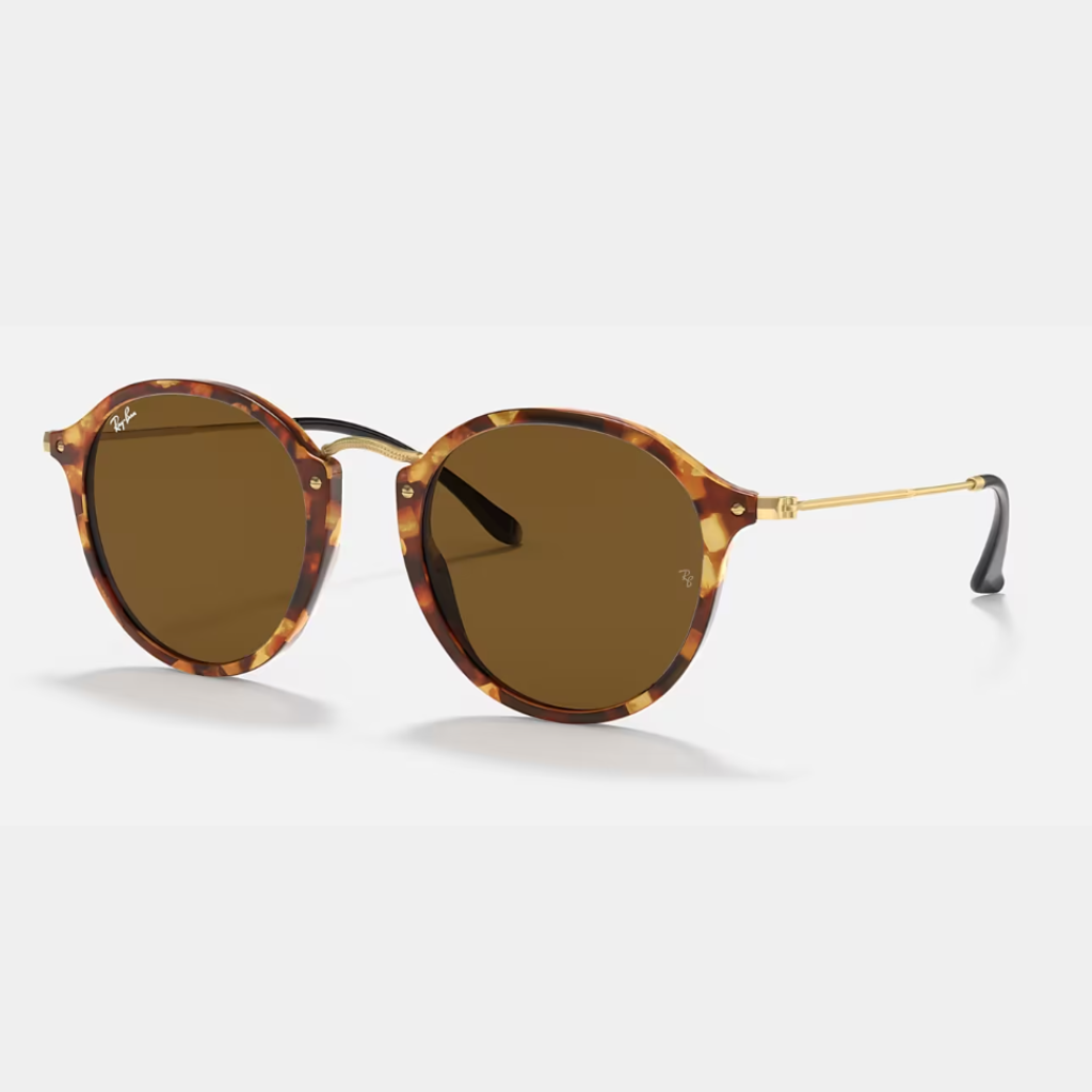 Round Fleck 2447 - 1160 Carey - marron liso