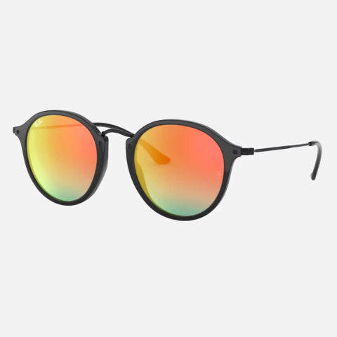 Round Fleck 2447 Espejados - 901 4W Negro Naranja Degrade Espejado