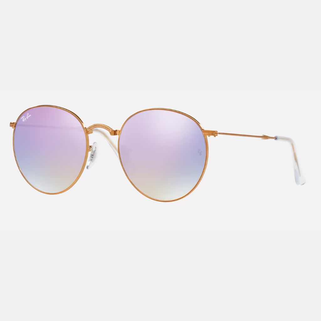 Round Folding 3532 Espejados - 198 - 7X Bronce rosado-lila degrade espejado