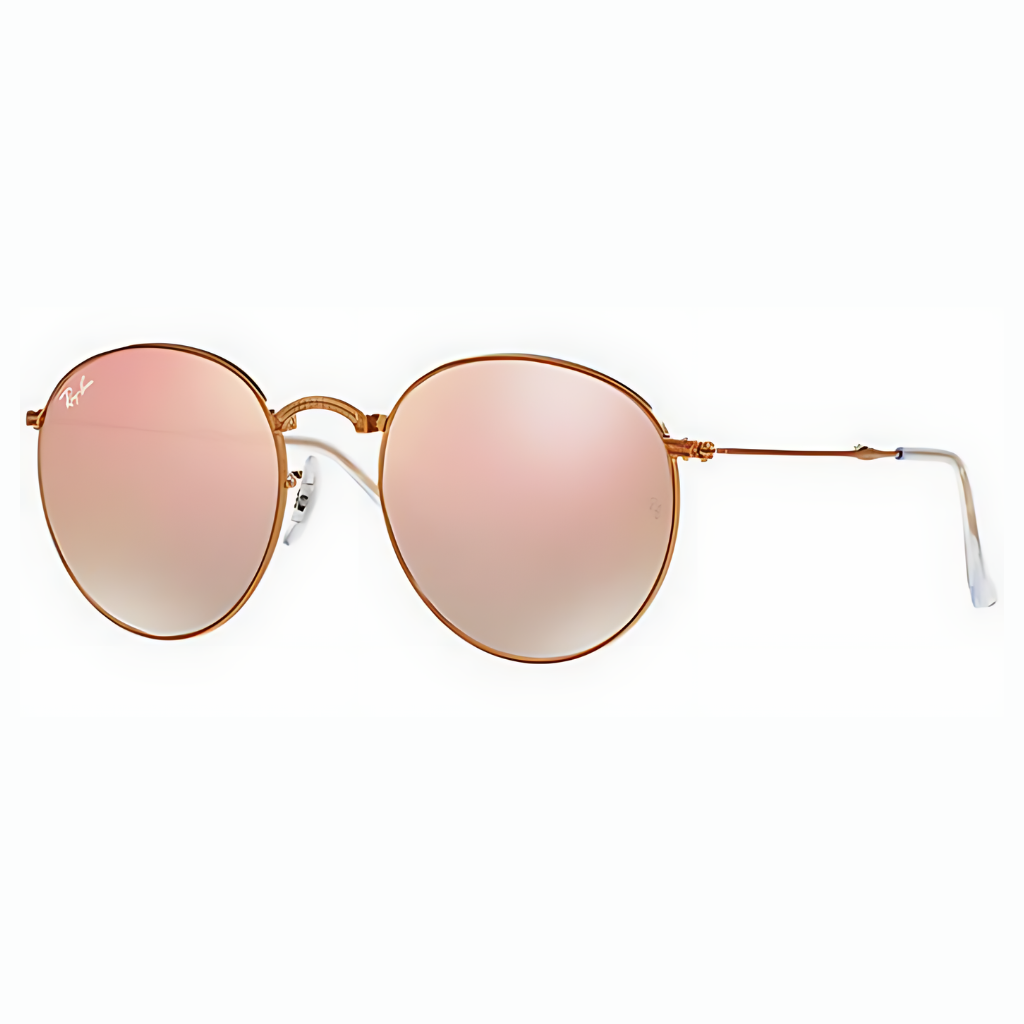 Round Folding 3532 Espejados - 198 - 9u Bronce rosado-plateado espejado