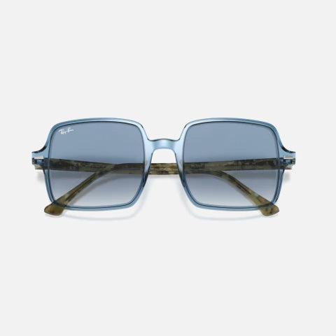 SQUARE 1973 II - Celeste Transparente Azul Degradé
