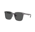Square 2206 - 1399 - 87 Gris transparente-gris liso