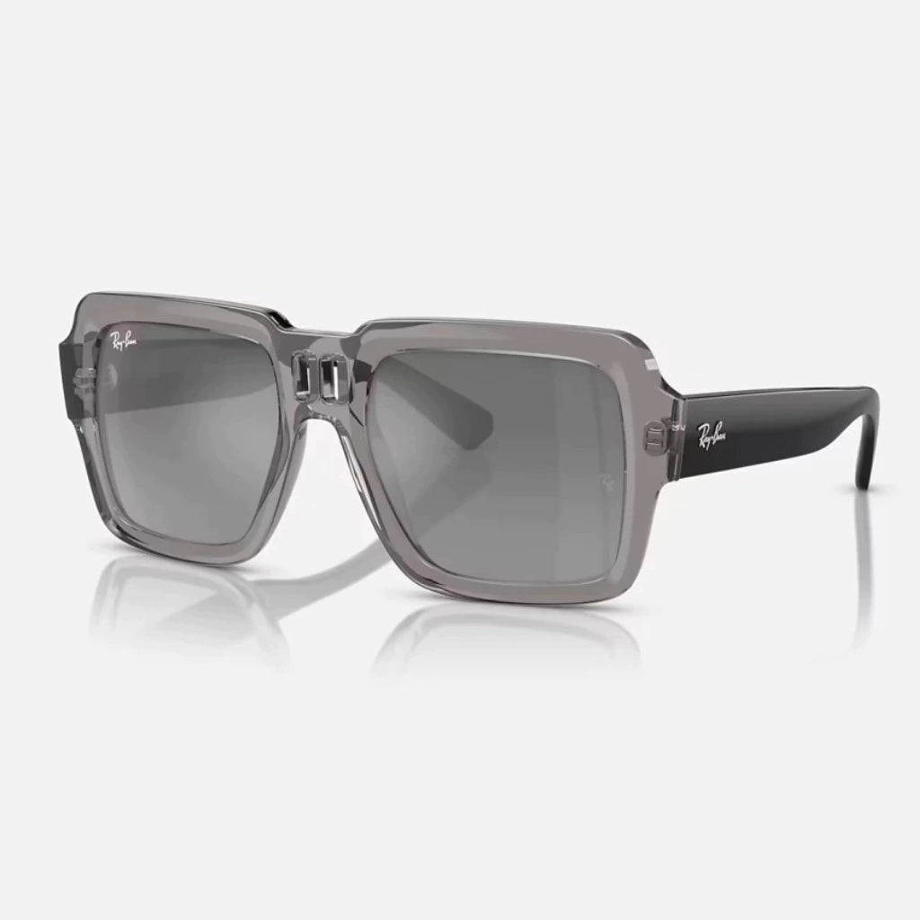 Square 4408 - 6725 - 82 Gris transparente-plateado