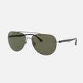 Tech fibre carbon 8059 Polarizados - 004 9A Gunmetal Verde Polarizado