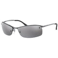 Top Bar 3183 - Gunmetal Plateado Espejado