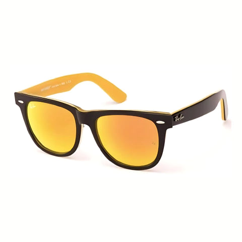 Wayfarer 2140 espejado - 1000 69 Negro Int Amarillo Naranja Espejado