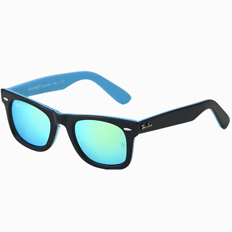 Wayfarer 2140 espejado - 1001 19 Negro Int Celeste Verde Espejado